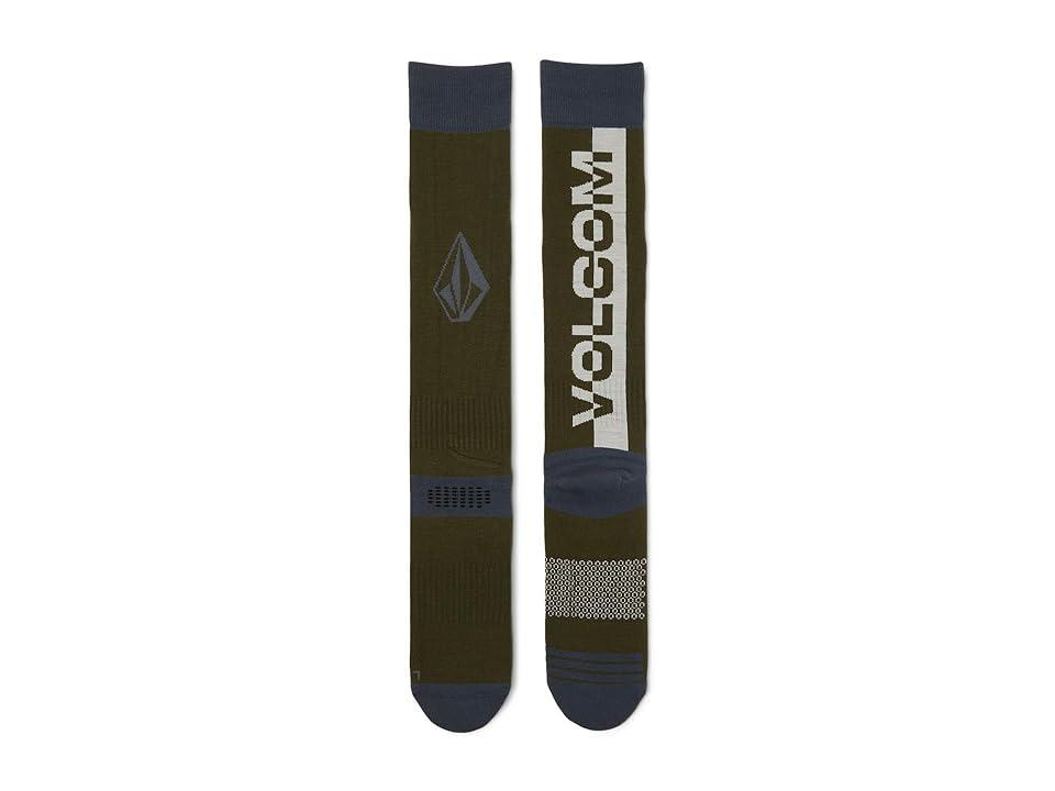 Volcom Snow Synth Socks (Military) Men's No Show Socks Shoes Product Image