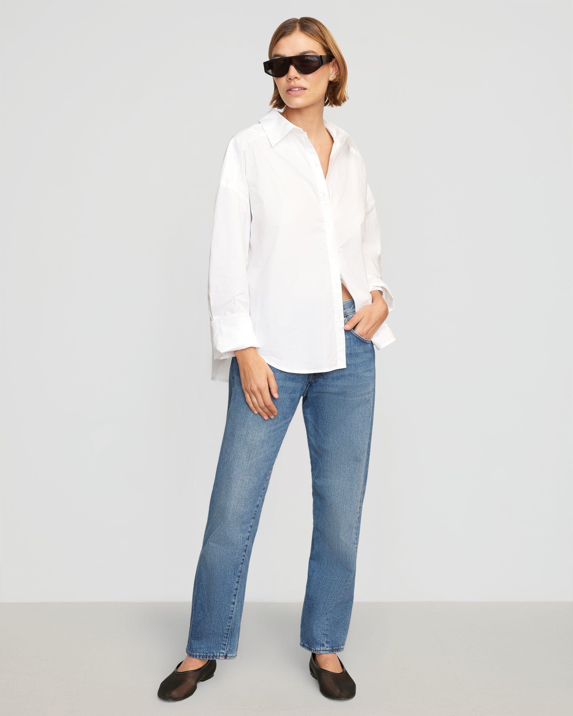 Cleo Oversized Split-Back Shirt Product Image