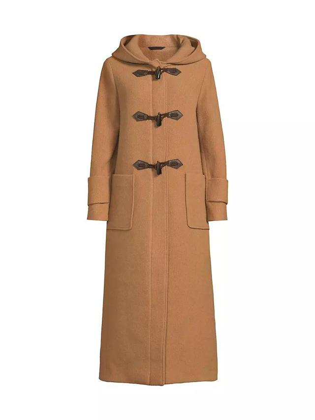 Wool Hooded Toggle Coat Product Image