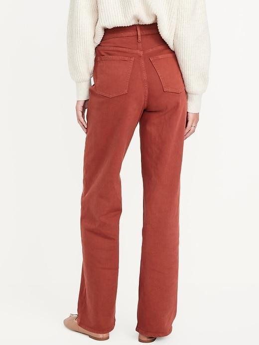 Extra High-Waisted Sky-Hi Wide-Leg Jeans Product Image