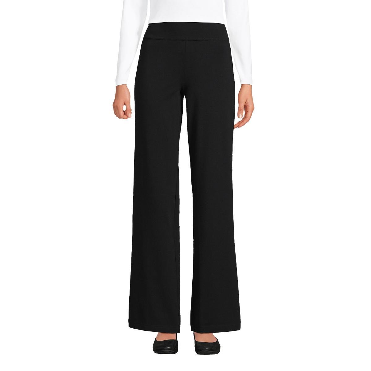 Lands End Womens Starfish Mid Rise Wide Leg Pull On Pants Product Image