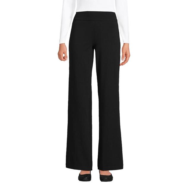 Lands End Womens Starfish Mid Rise Wide Leg Pull On Pants Product Image