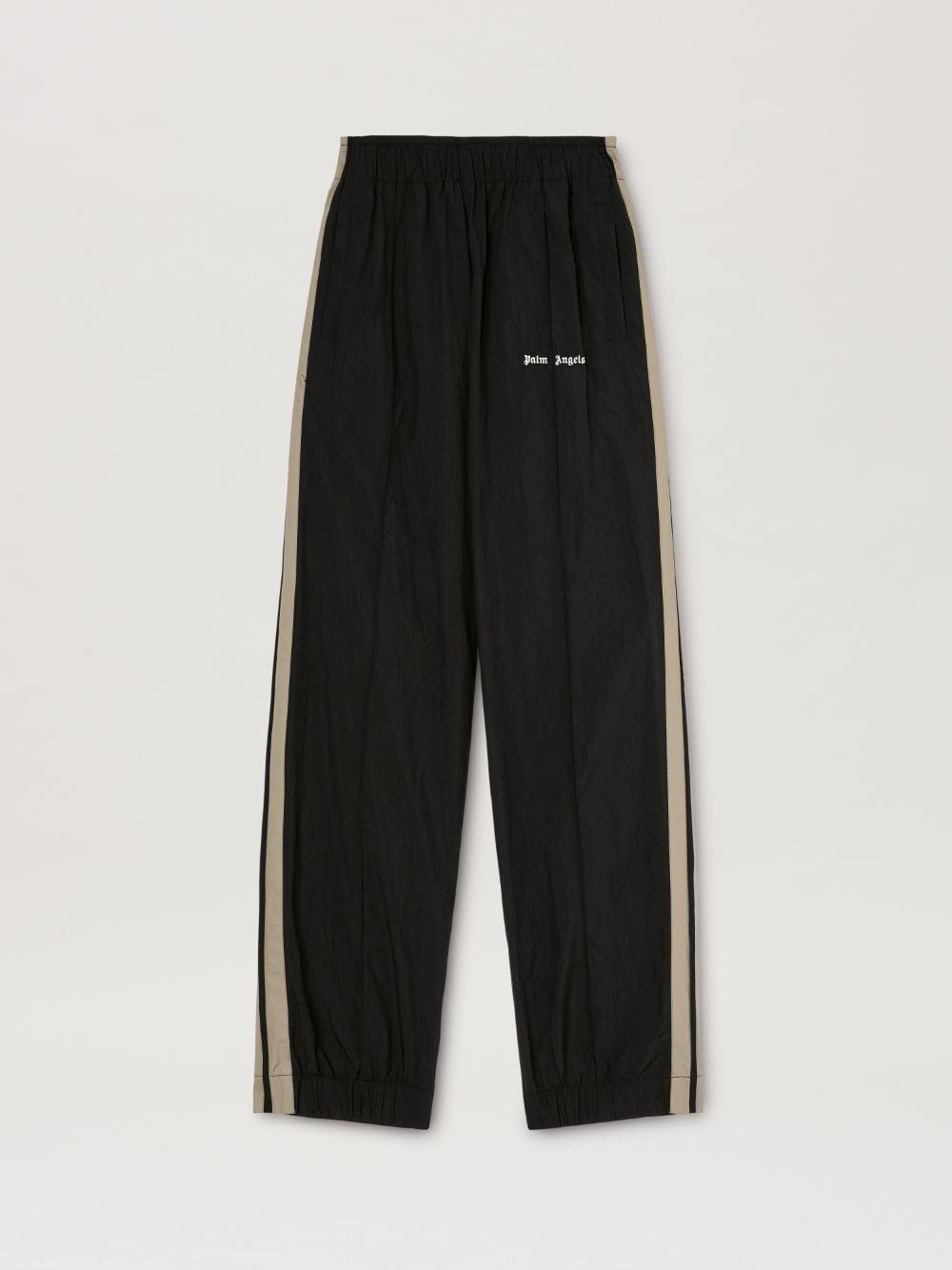 Nylon Track Joggers in black  - Palm Angels® Official  Product Image