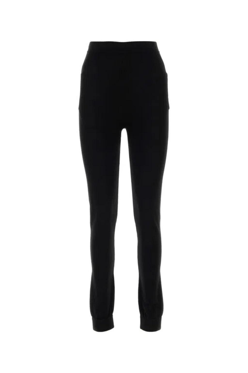 Woman Black Cashmere Leggings product image