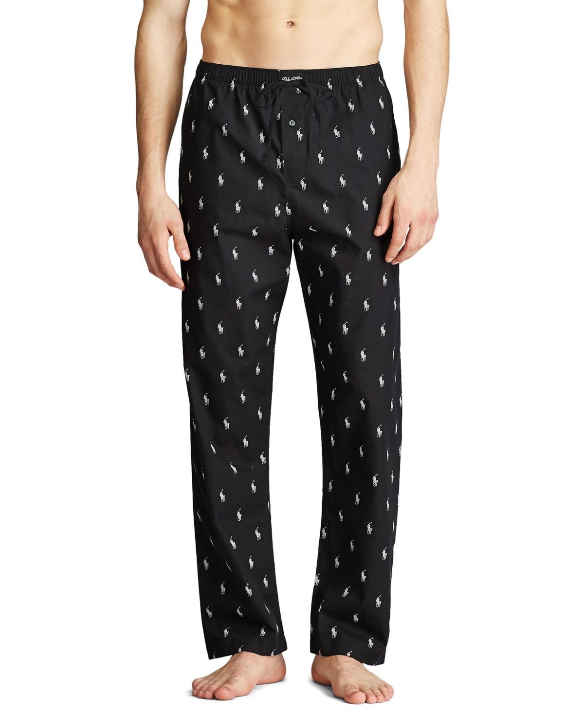 Polo Ralph Lauren Pony-Print Woven Pajama Pants Product Image