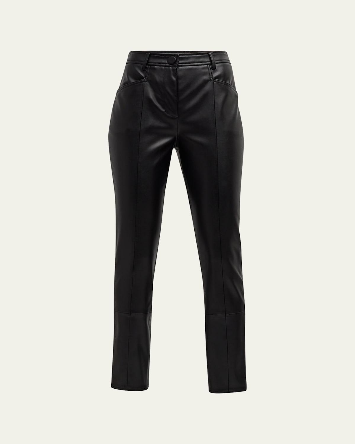 Womens Rue Faux Leather Pants Product Image