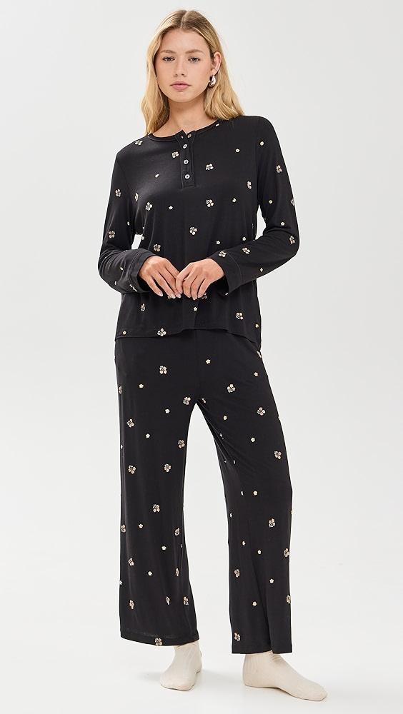 Sea Orla Sleepwear Henley PJ Set | Shopbop Product Image