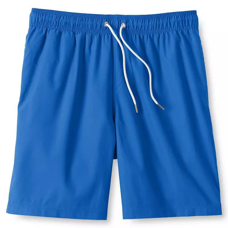 Lands End Mens 8 Solid Volley Swim Trunks Product Image