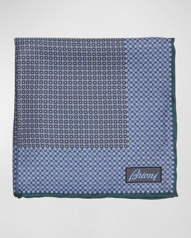 Men's Circle-Print Pocket Square Product Image