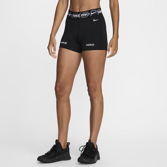Womens Nike Pro Mid-Rise 3 Graphic Biker Shorts Product Image