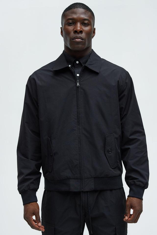 Ansel Tech Zip Jacket - Black Product Image