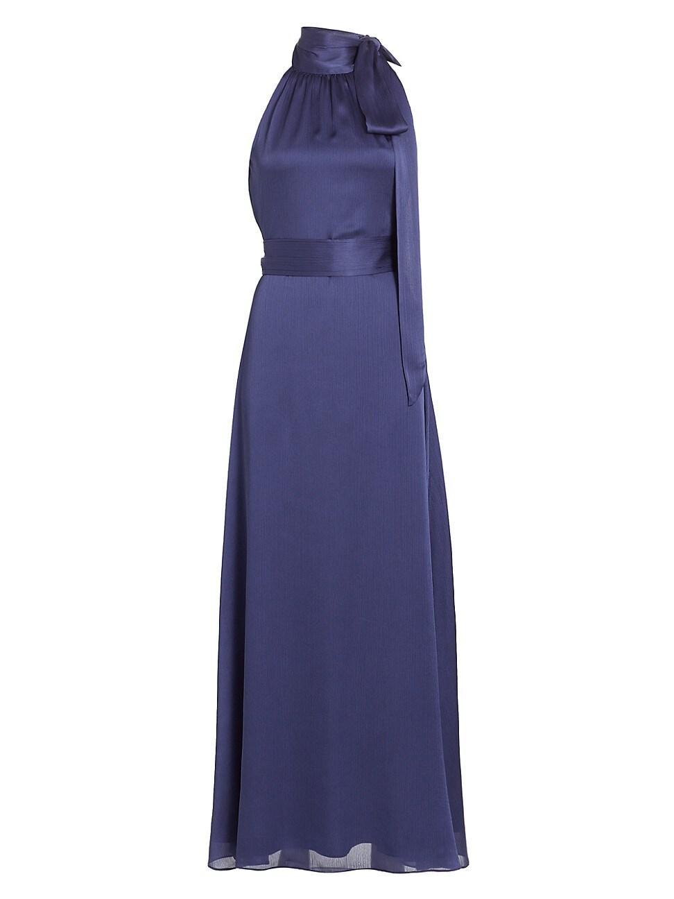 Womens Kayla Tie High Neck Gown Product Image