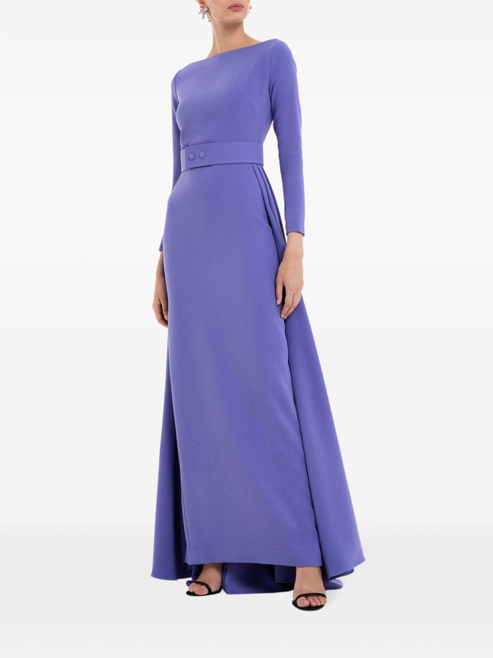 SOLACE LONDON Shayla Gown In Violett Product Image