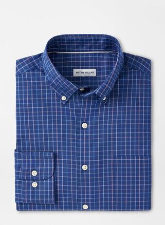 Mens Crown Patten Lite Grid Check Button-Down Shirt Product Image