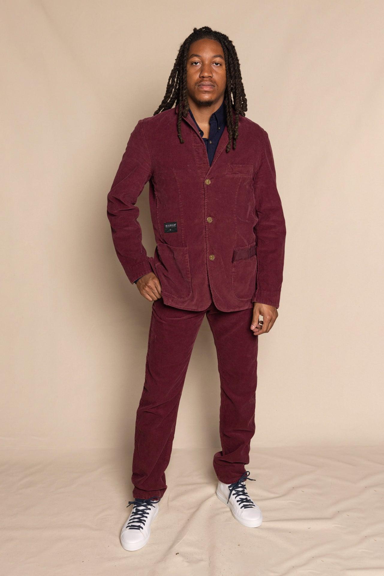 Dare Jacket | Corduroy Wine Male Product Image