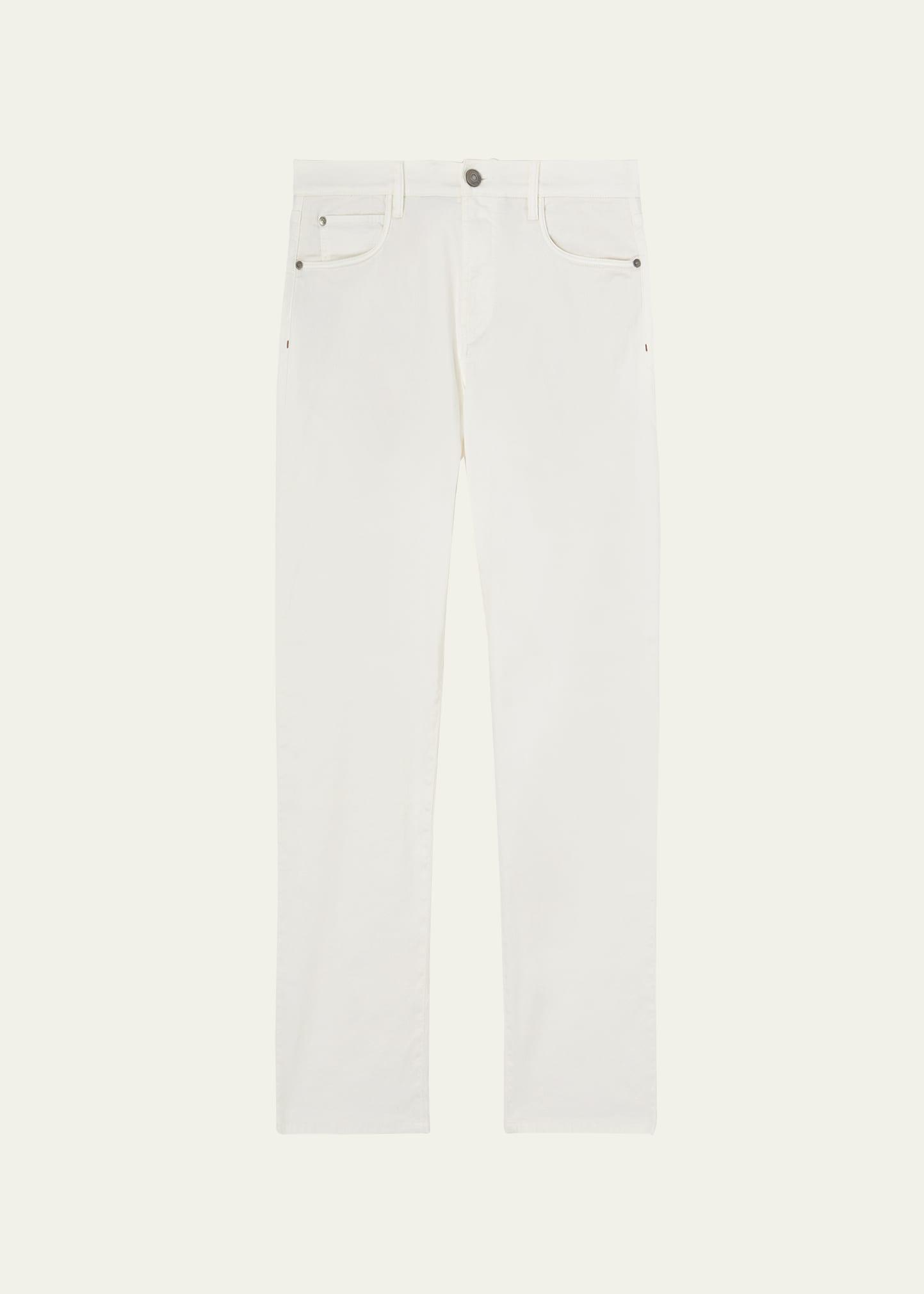 Mens Quarona Linen-Cotton 5-Pocket Pants Product Image