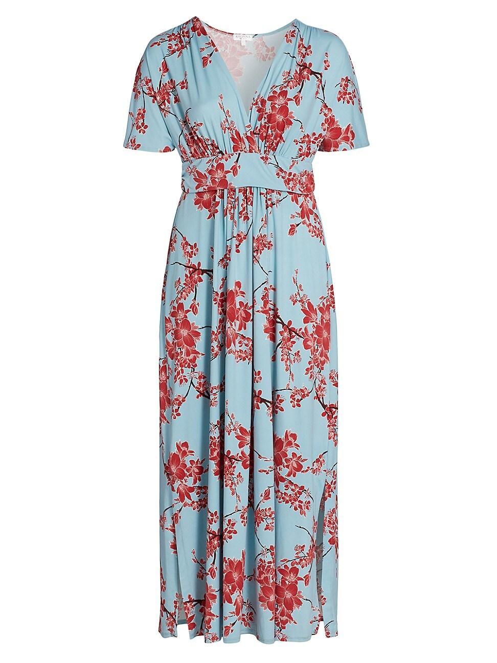 Kiyonna Vienna V-Neck Maxi Dress Product Image