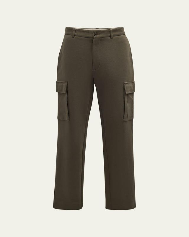 Mens Cotton-Blend Cargo Trousers Product Image