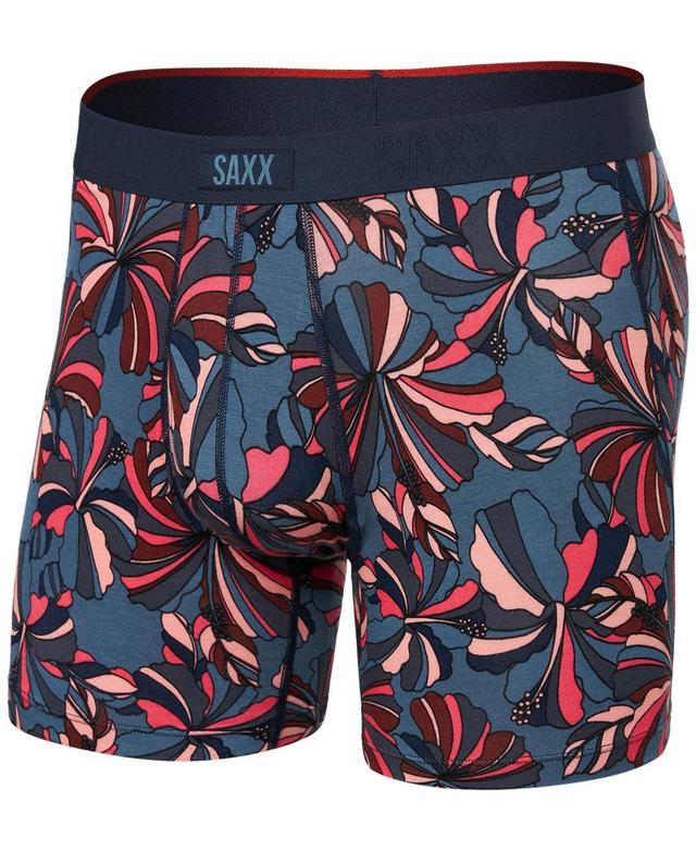 Saxx Mens Vibe Xtra Slim-Fit Printed Boxer Briefs Product Image