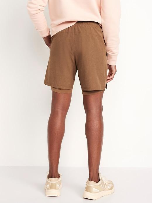 Essential Woven Lined Workout Shorts -- 7-inch inseam Product Image