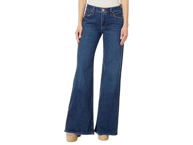 KUT from the Kloth Margo Mid Rise Wide Leg-Regular Hem In Quality (Quality) Women's Jeans Product Image