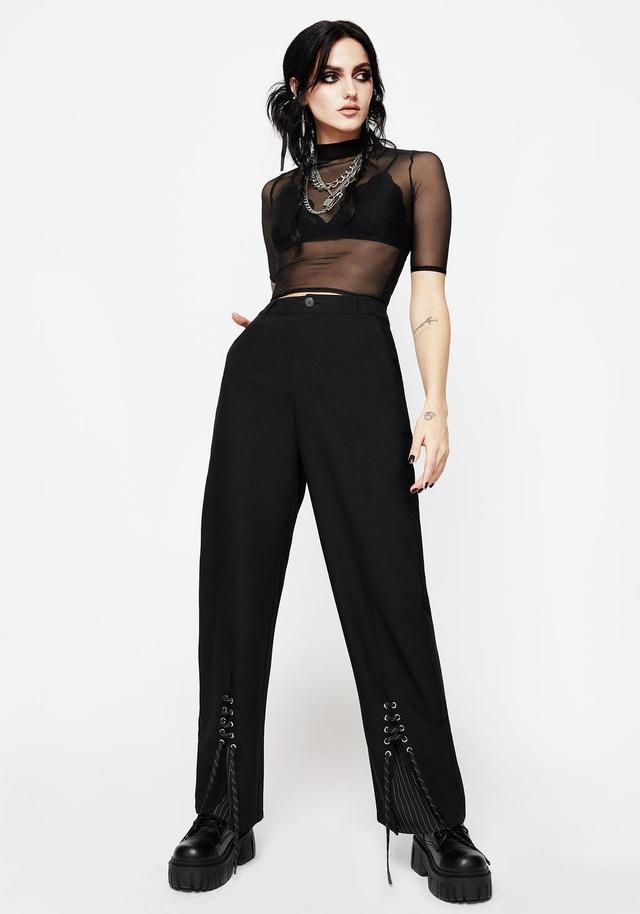 Split Lace Trousers Product Image