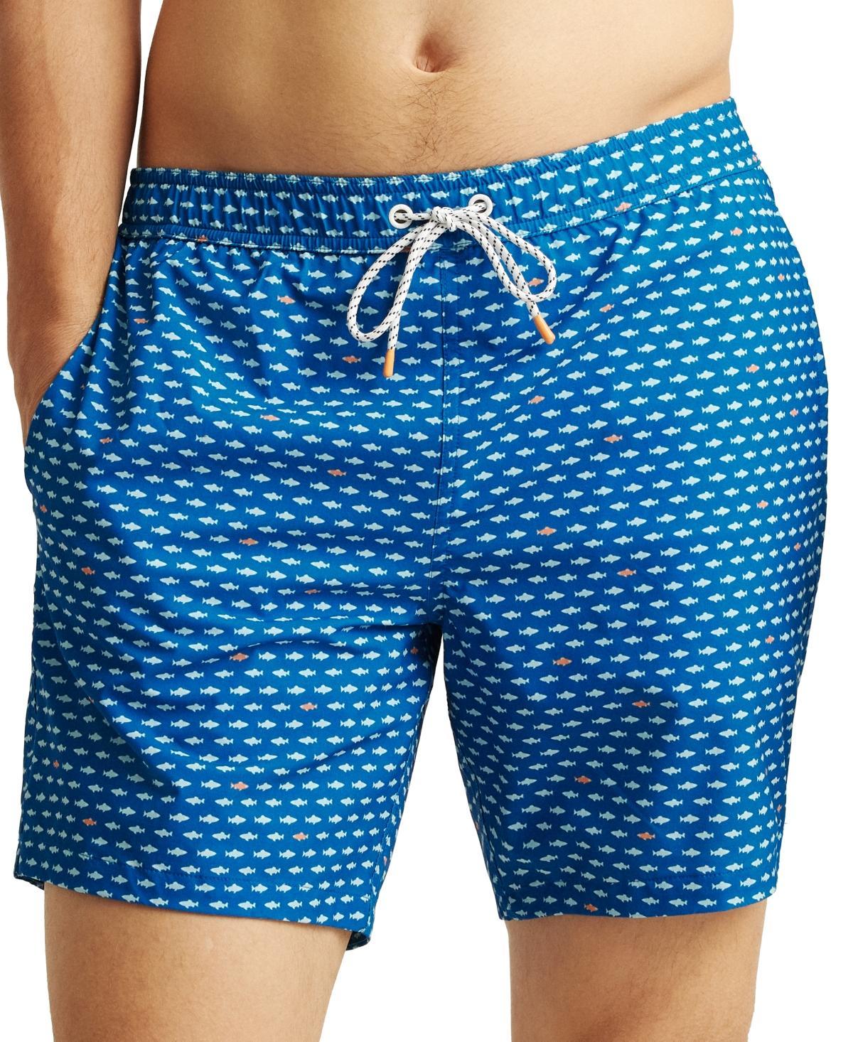 Bonobos Mens Dot-Pattern Drawcord 7 Swim Trunks Product Image