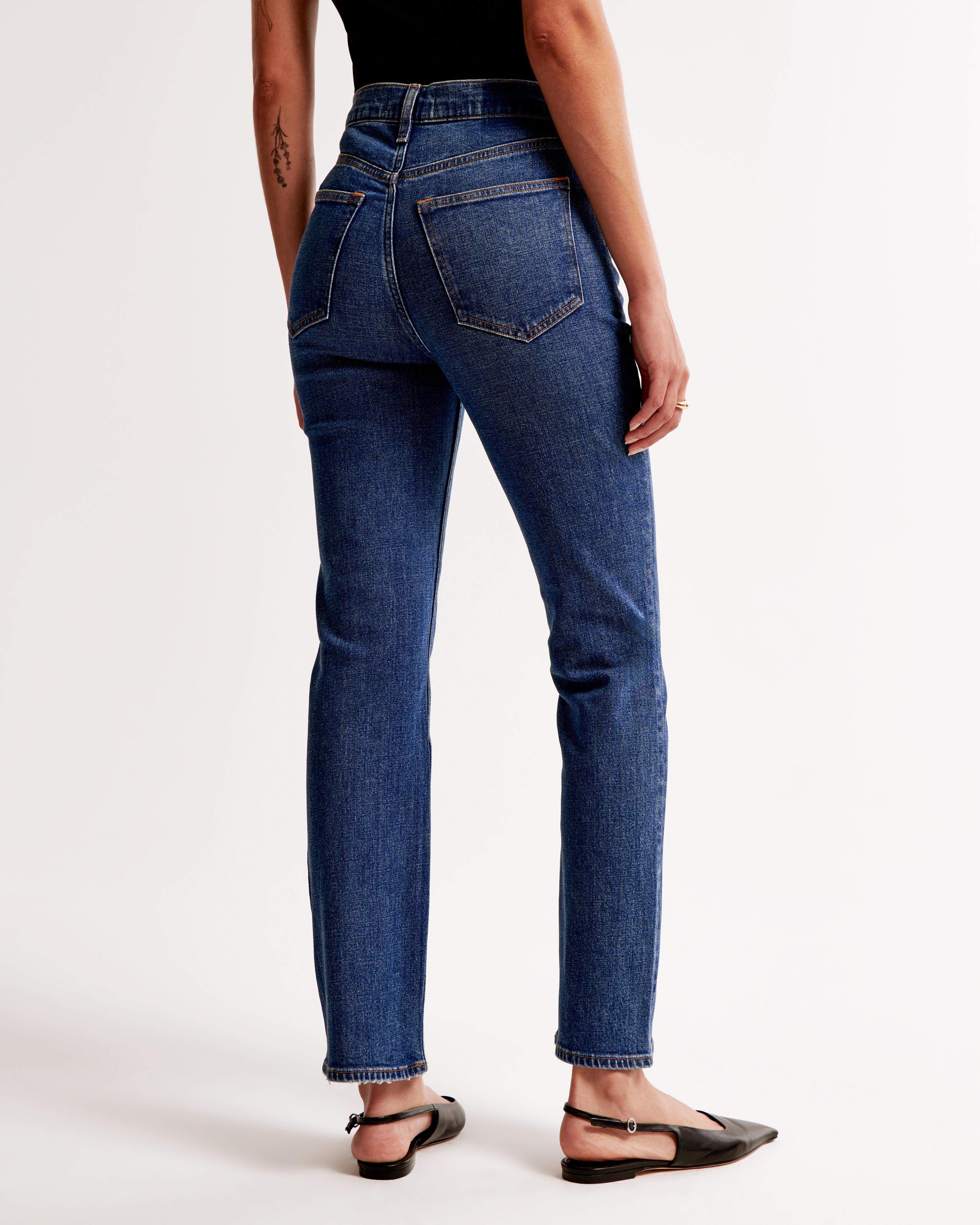 Ultra High Rise Ankle Straight Jean Product Image