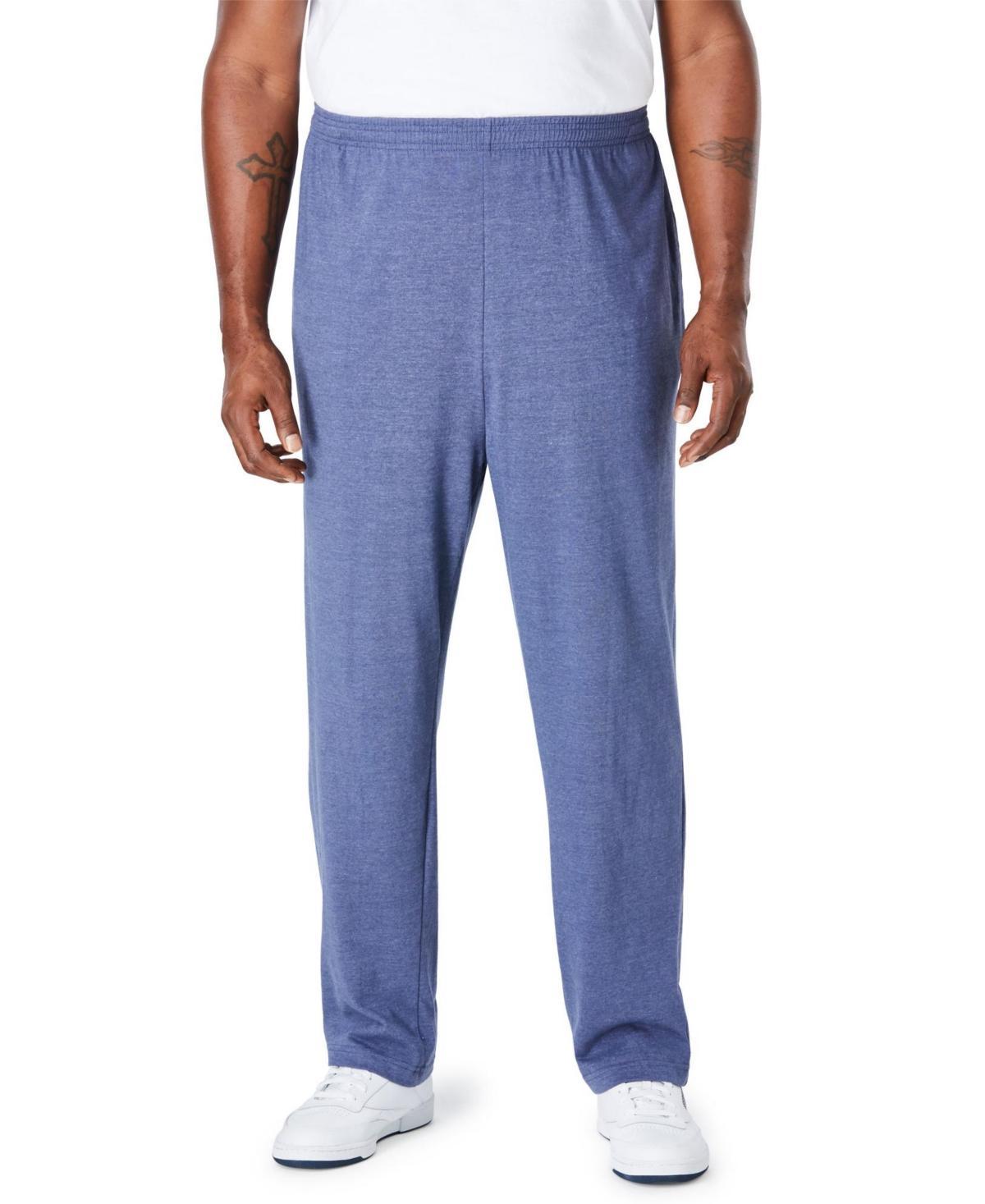 KingSize Mens Lightweight Jersey Open Bottom Sweatpants Product Image