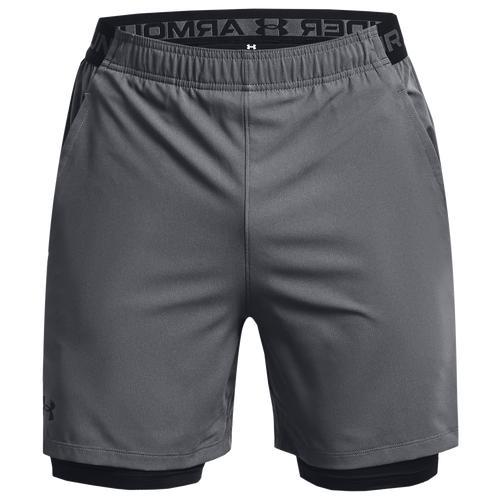 Under Armour Mens Under Armour Vanish Woven Shorts With Heat Gear - Mens Pitch Gray/Black/ Black Product Image