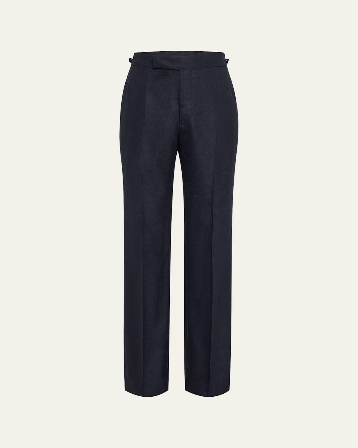 Mens Sebastian Wool-Cashmere Flannel Pants Product Image