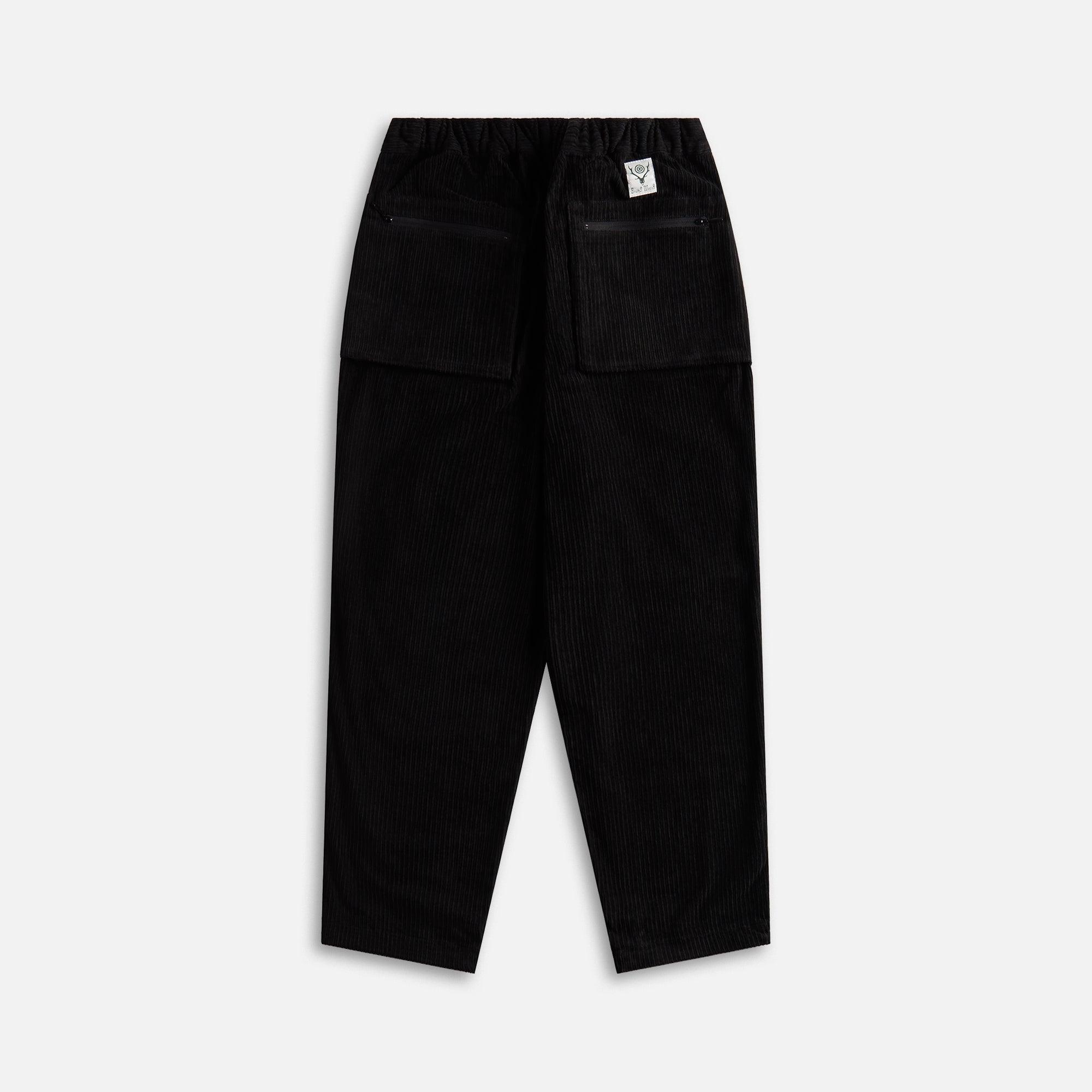 South2 West8 Belted Logger Corduroy Pant - Black Male Product Image