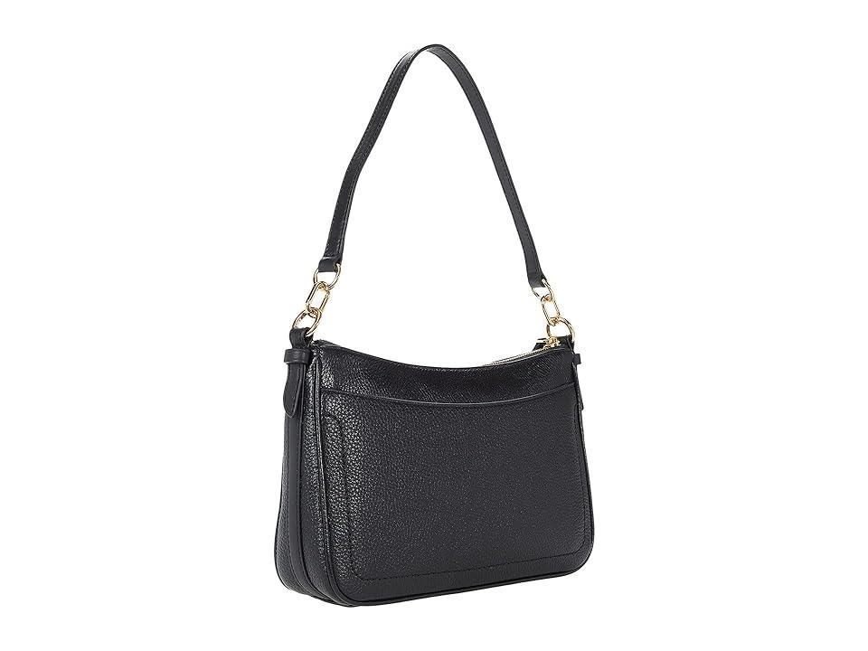 MICHAEL Michael Kors Jet Set Charm Medium Top Zip Pochette Crossbody (Black) Handbags Product Image