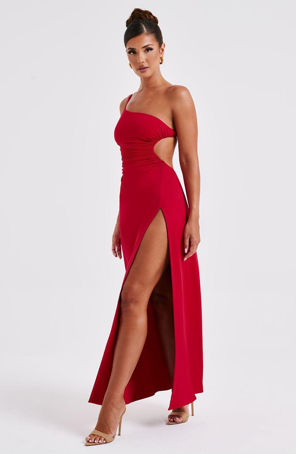 Alecia Maxi Dress - Red Product Image