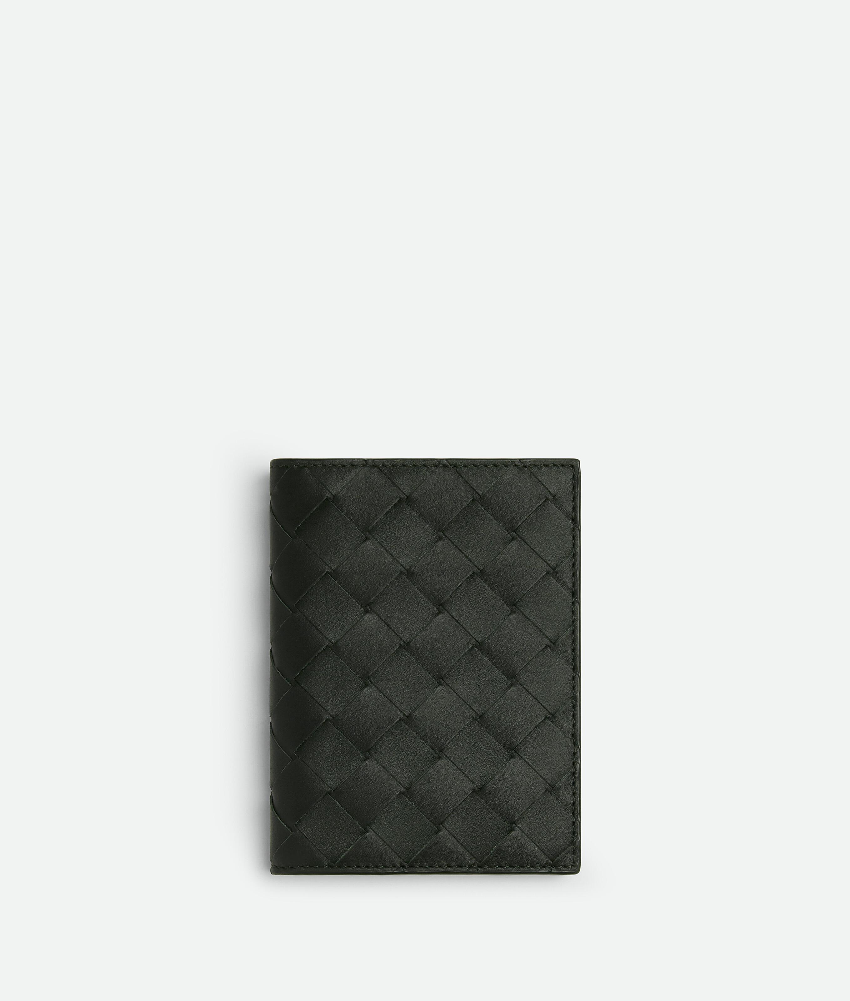 Men's Intrecciato Flap Wallet in Dark green Product Image