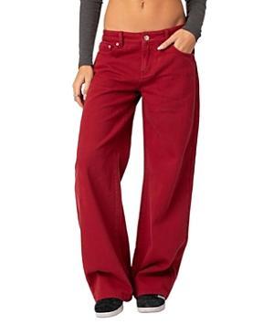 EDIKTED Roman Slouchy Wide Leg Jeans Product Image