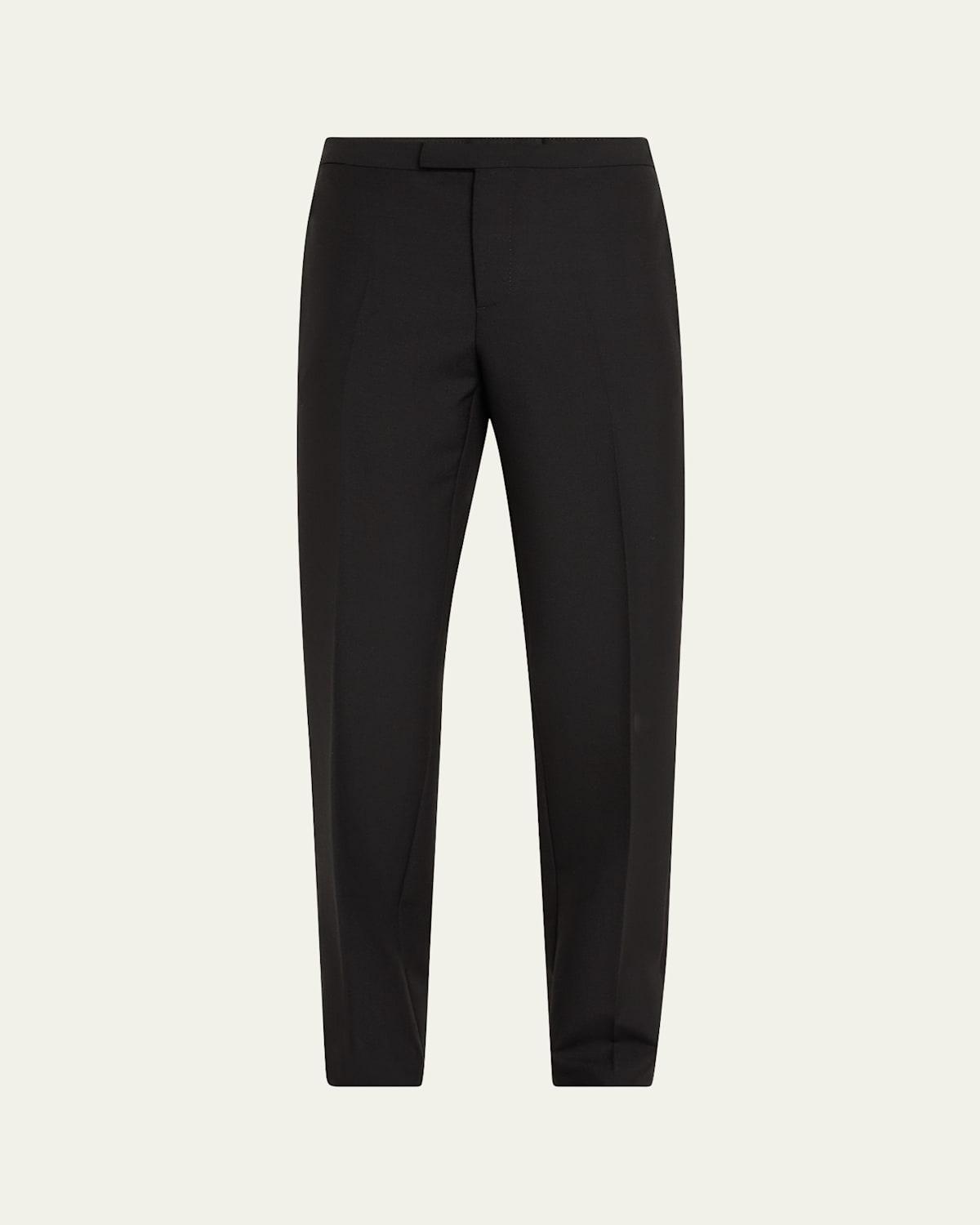 Mens Wool-Mohair Tuxedo Pants Product Image