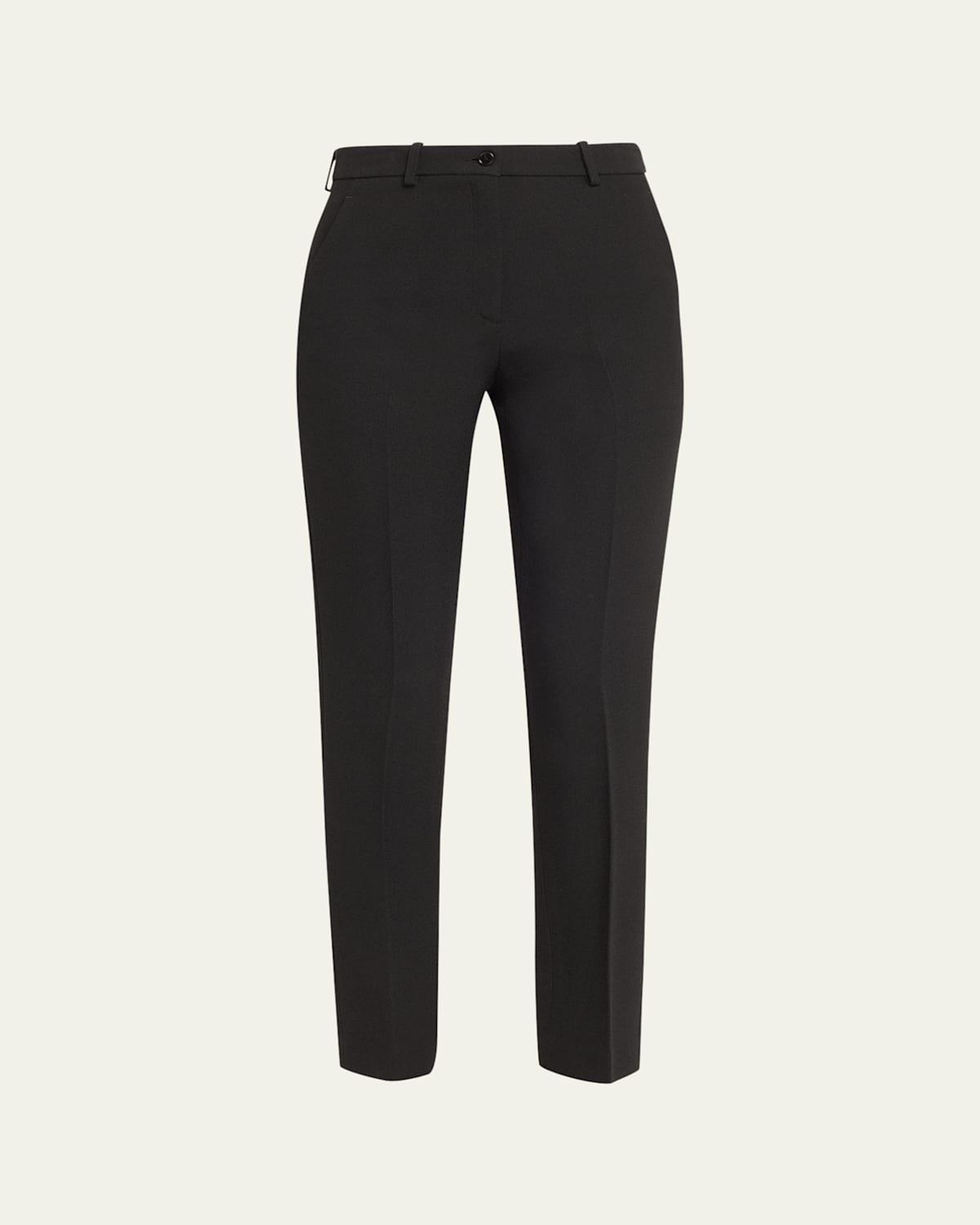 Samantha Double Crepe Sabl Slim-Leg Pants Product Image