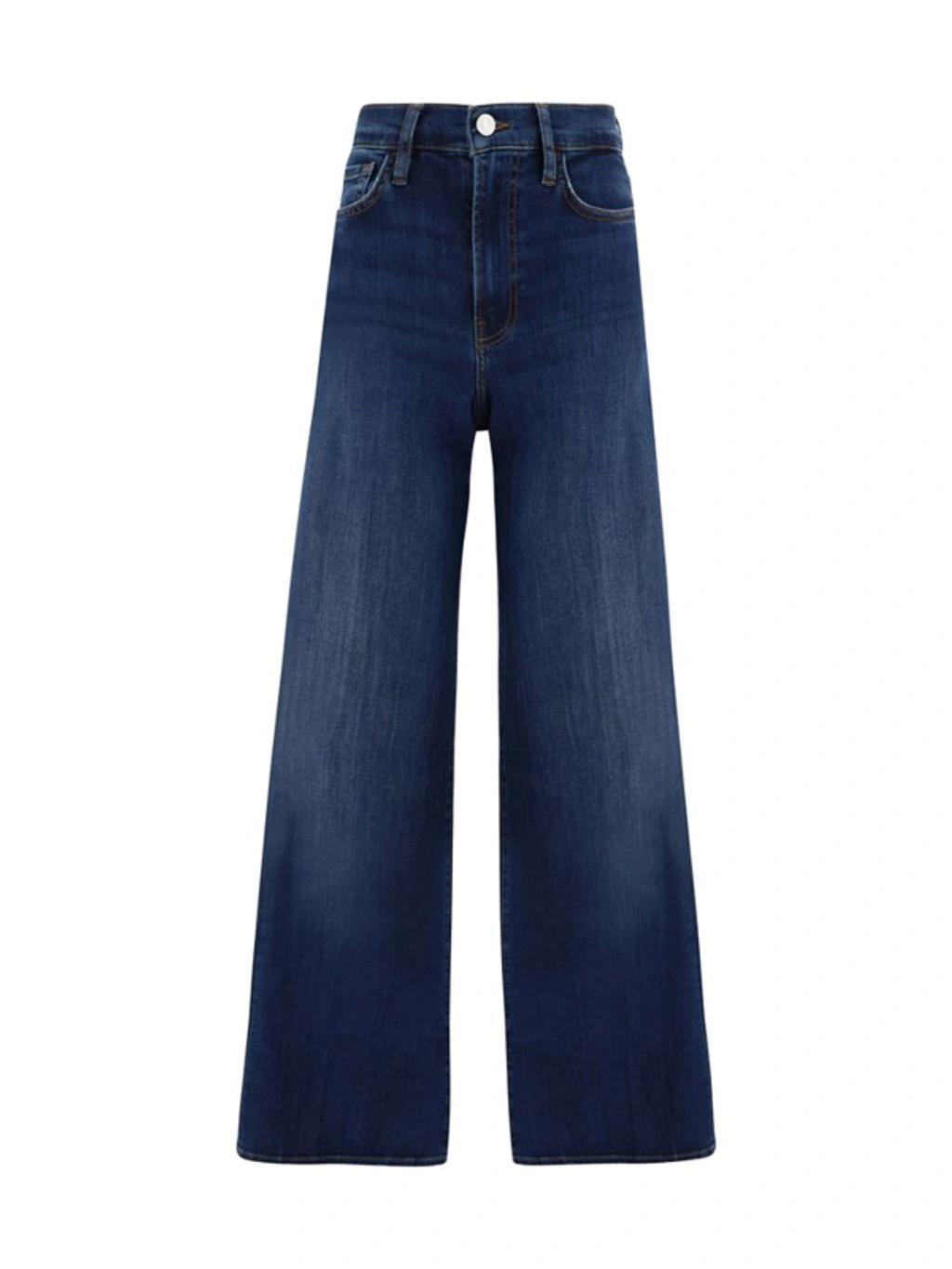 Washed Flared Jeans In Blue product image