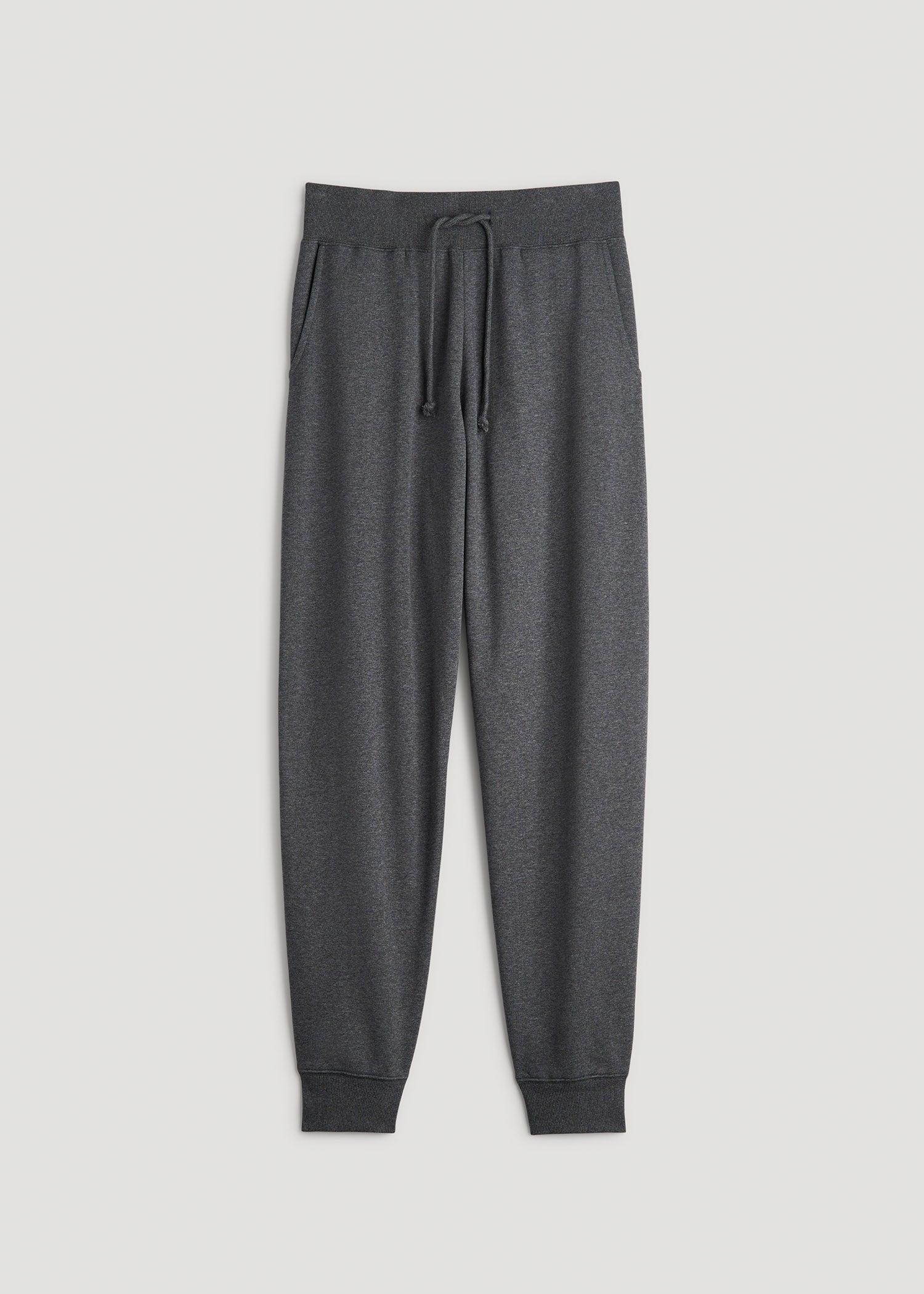 A.T. Basics Athletic Joggers for Tall Women in Charcoal Mix Product Image