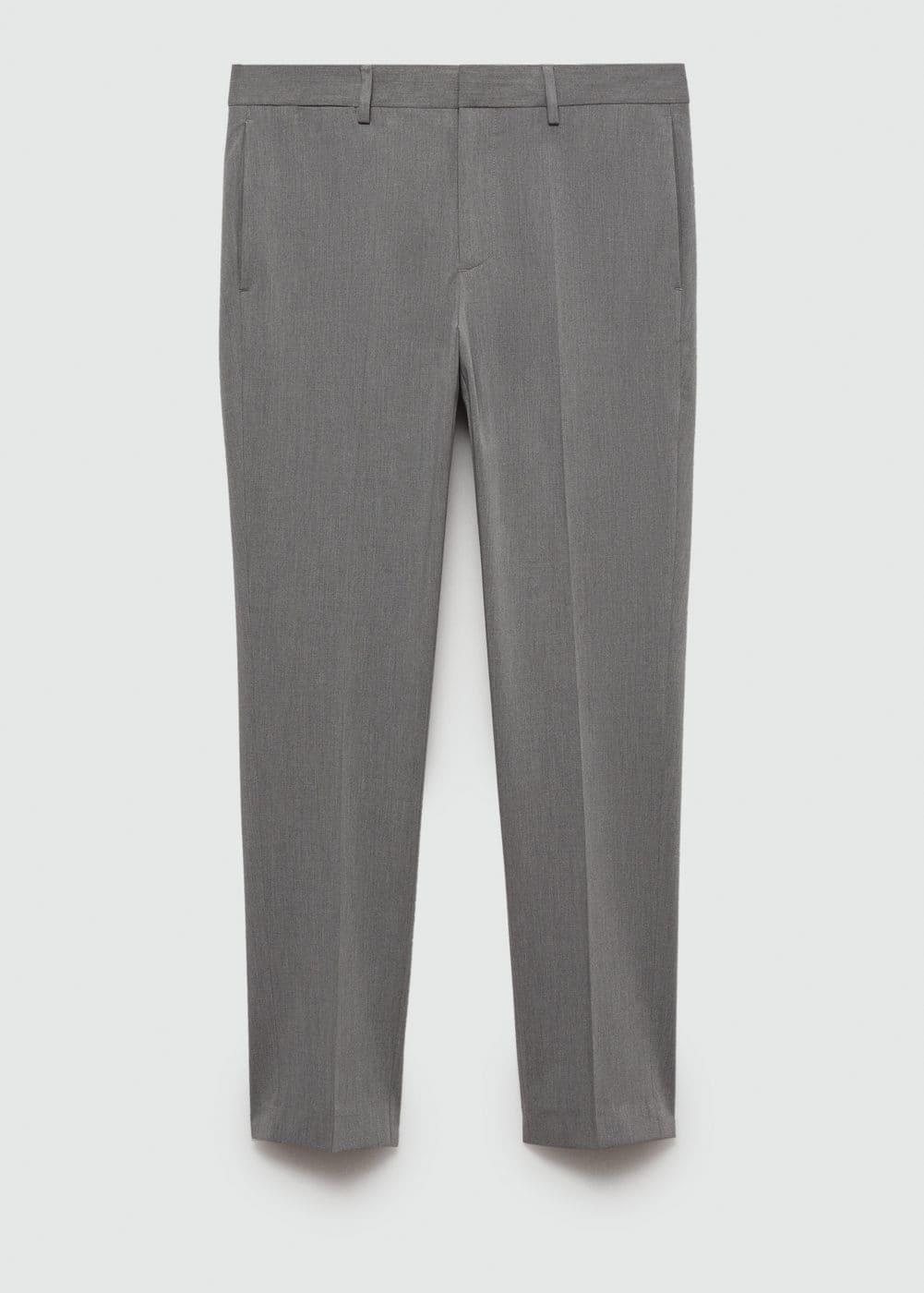 Mango Mens Stretch Fabric Super Slim-Fit Suit Pants Product Image