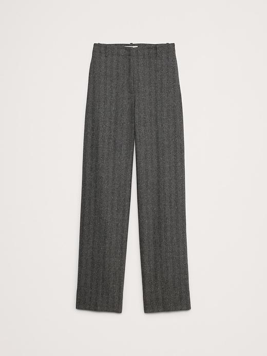 High-Rise Modern Straight Refined Pant Product Image