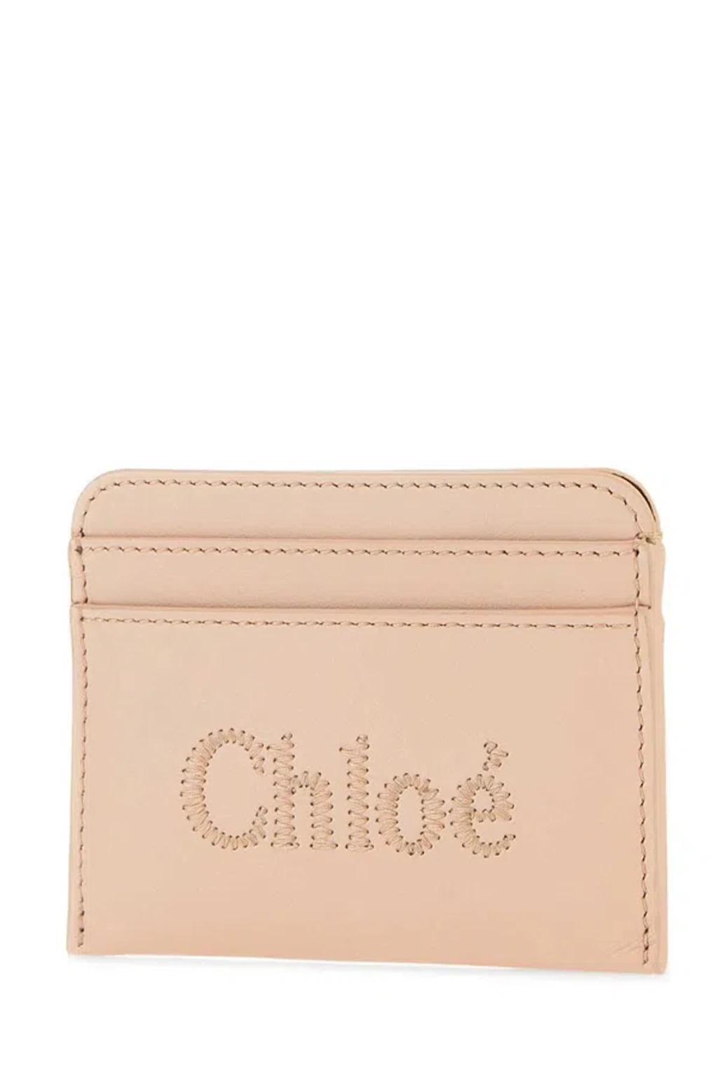 Antiqued Pink Leather Sense Card Holder Product Image