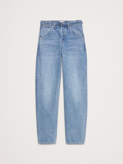 High-Rise Rigid Bow Jean Product Image