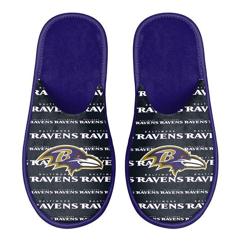 Mens FOCO Baltimore Ravens Scuff Logo Slide Slippers Product Image