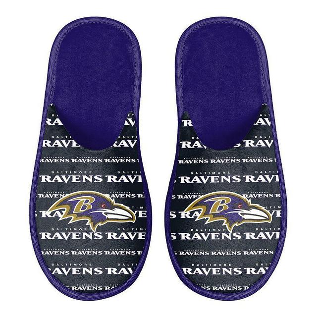 Mens FOCO Baltimore Ravens Scuff Logo Slide Slippers Product Image