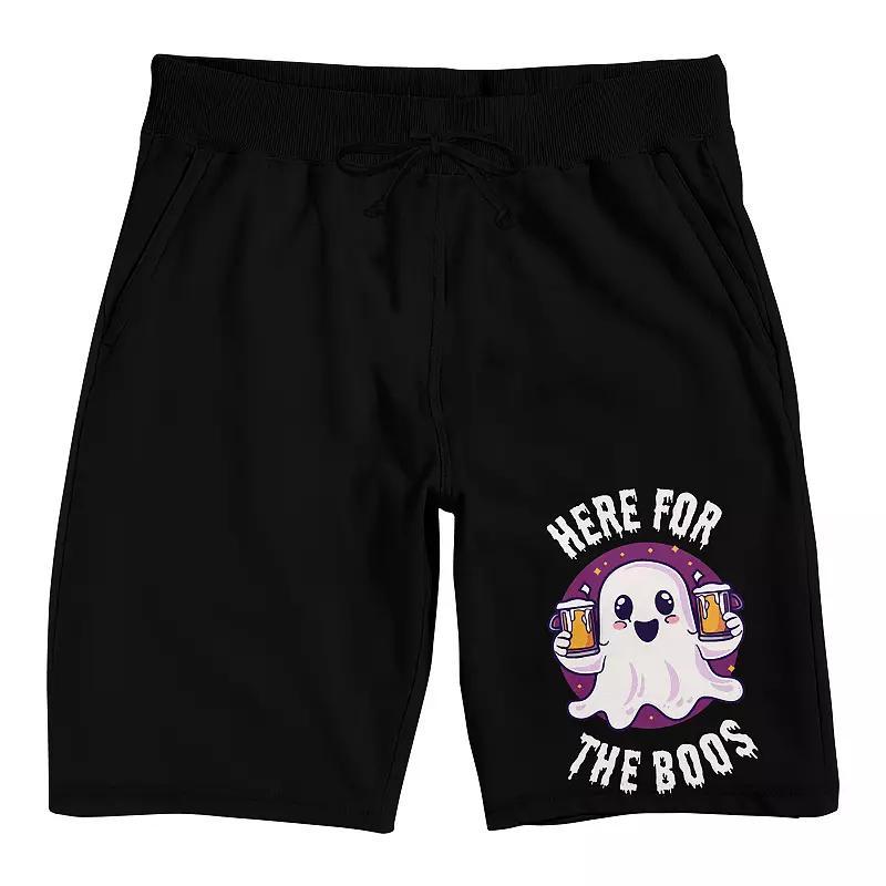 Mens Here For The Boos Sleep Shorts Product Image