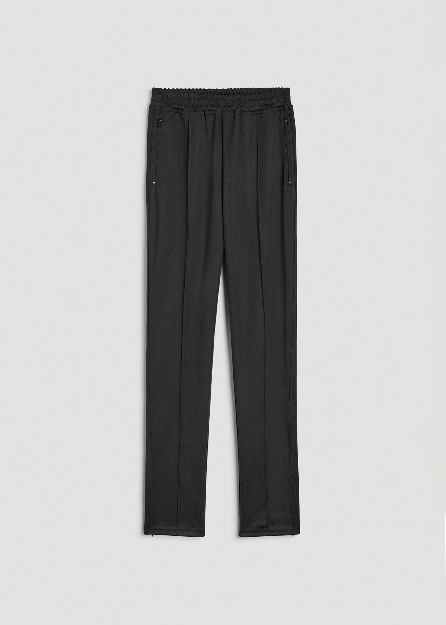 Athletic Stripe Pants for Tall Women in Black And Black Female Product Image