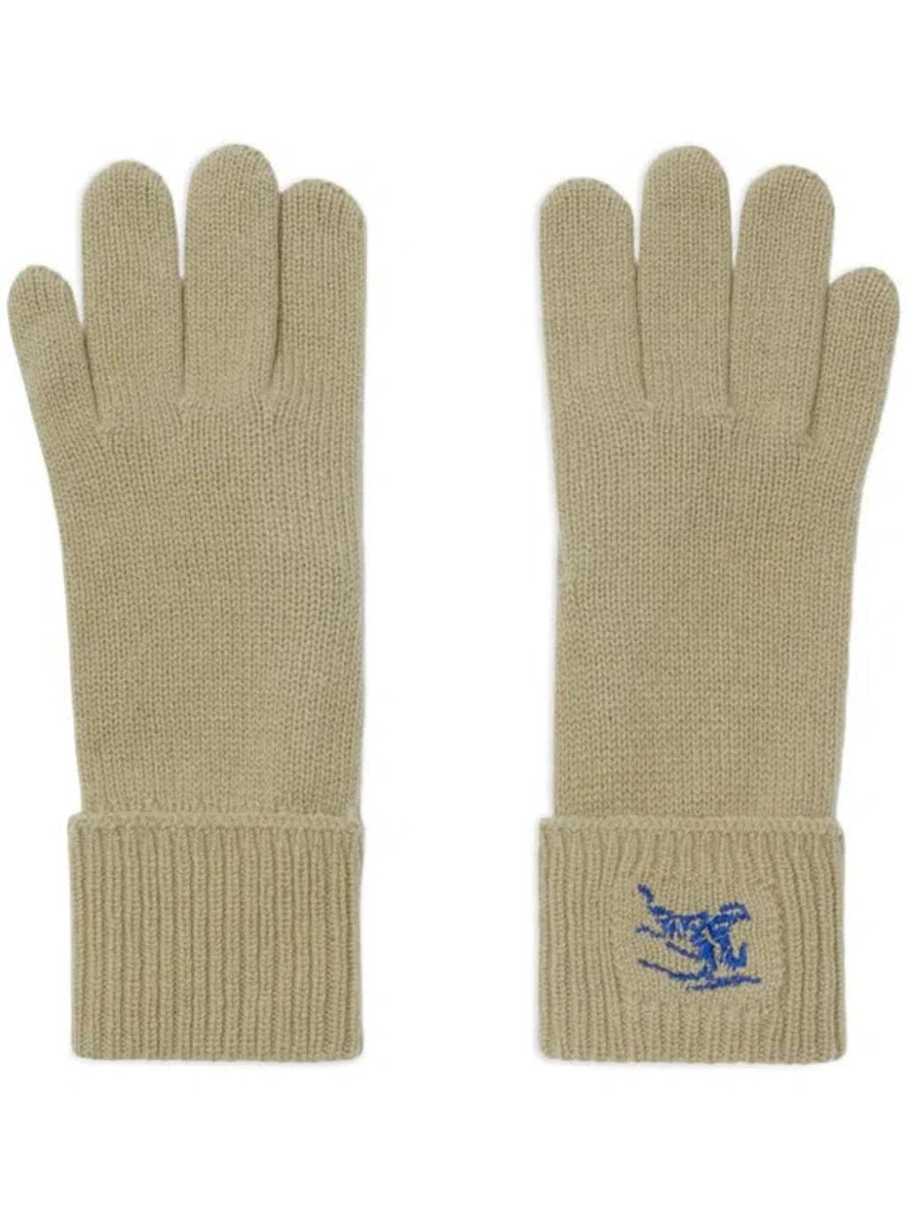 Cashmere Gloves Accessories In Green Product Image