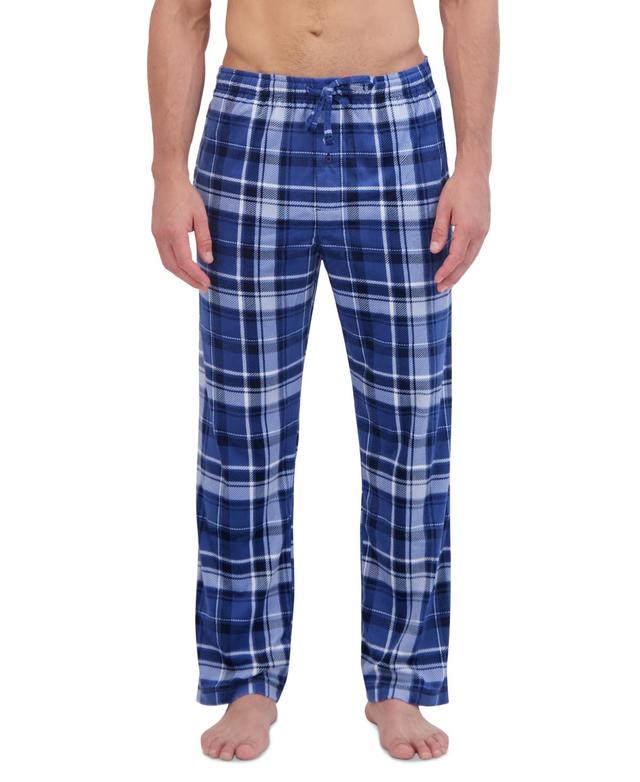 Hanes Mens Ultimate Ultra Soft Plaid Brushed Fleece Pajama Pants Product Image